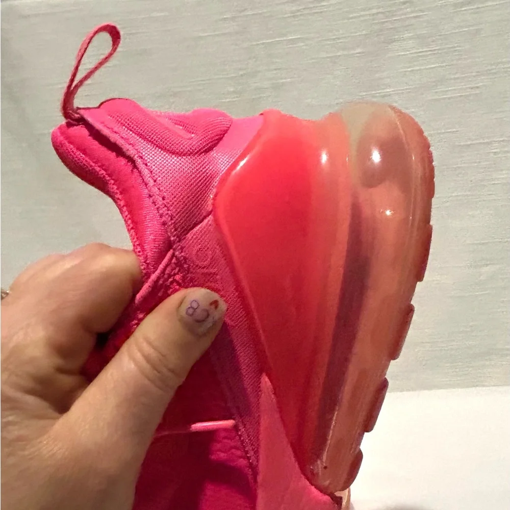 Nike‎ Air 270s Triple University Women's Bold Pink Sneakers  colorful athleisure